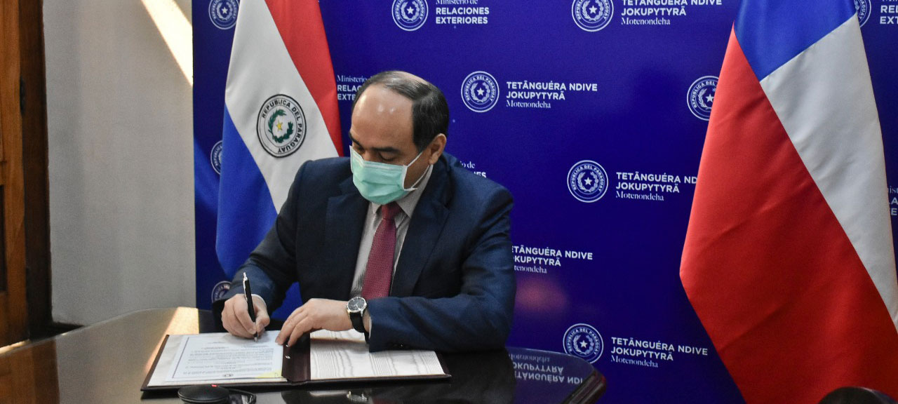 el canciller paraguayo Antonio Rivas Palacios, destacó avances en materia de Integración. Foto:MRE