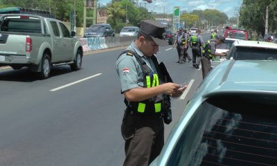 Controles de la Patrulla Caminera. Foto: Gentileza.