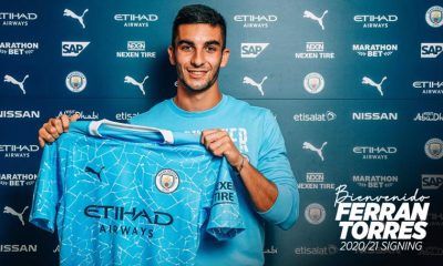 Ferran Torres es nuevo jugador del Manchester City. Foto: es.mancity.com.