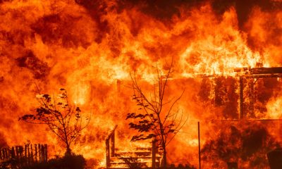 El fuego arrasa comunidades en el Oeste estadounidense. Foto: Bmol