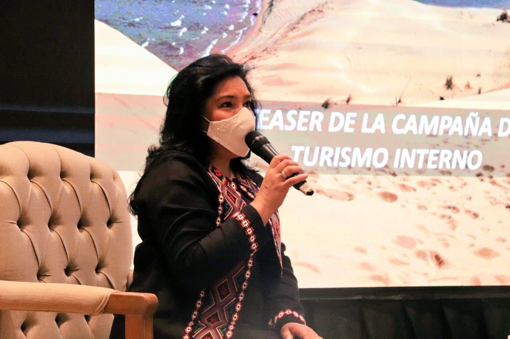 Sofia Afara, ministra de Turismo. Foto: Senatur