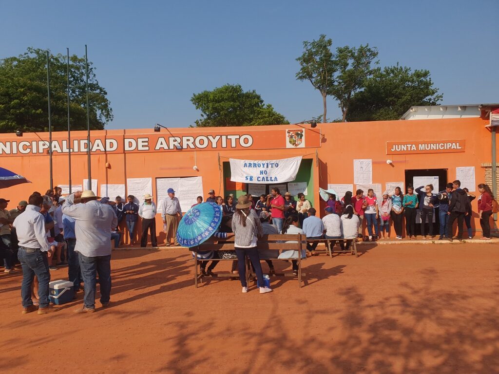 La Municipalidad de Arroyito donde se solicitaba intervención. Foto: Concepción al día