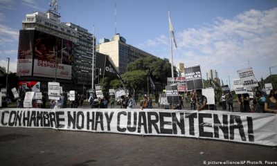 Constantemente, en Buenos Aires se realizan manifestaciones. Foto: DW