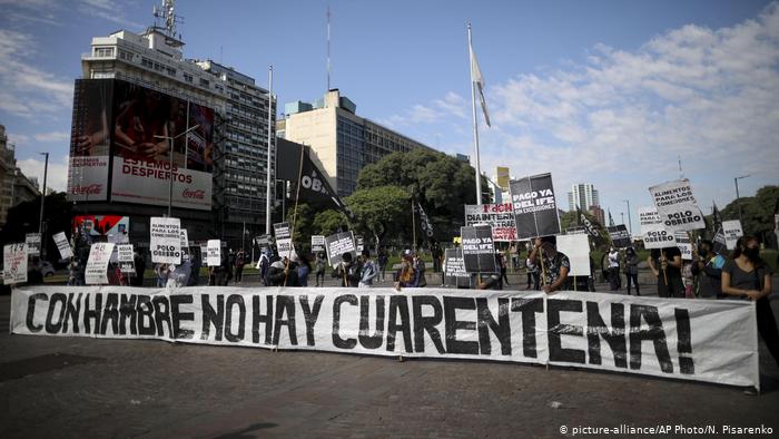 Constantemente, en Buenos Aires se realizan manifestaciones. Foto: DW
