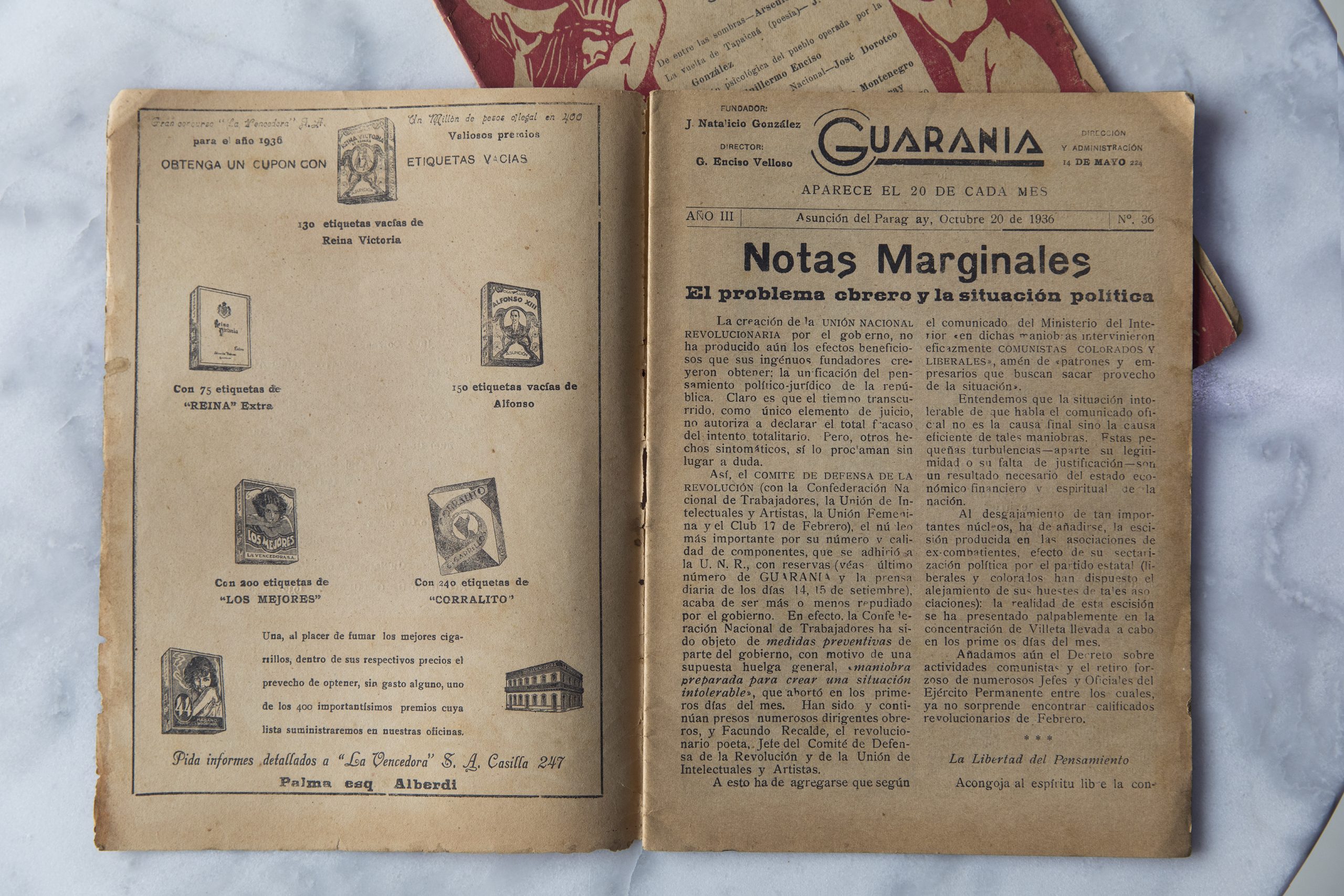 Revista Guarania, segunda época, 1936. Colección privada. © Laura Mandelik