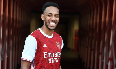 Aubameyang terminó como el segundo máximo goleador en la última temporada de la Premier League. Foto: @Arsenal.