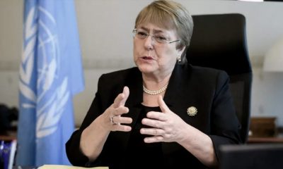 La alta comisionada de la ONU para los derechos humanos, Michelle Bachelet