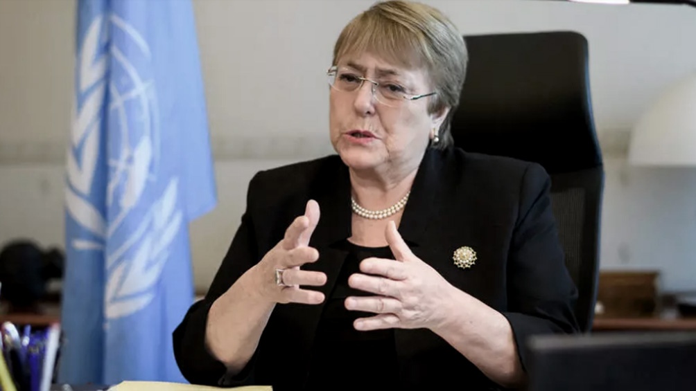 La alta comisionada de la ONU para los derechos humanos, Michelle Bachelet