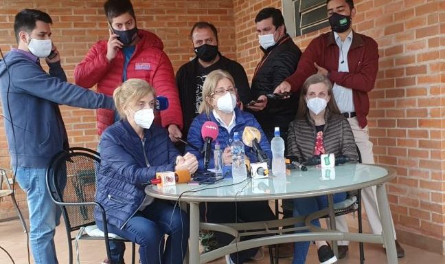 En conferencia de prensa las hijas de Denis pidieron que la FTC se retire de esa zona. Foto: Captura de pantalla.