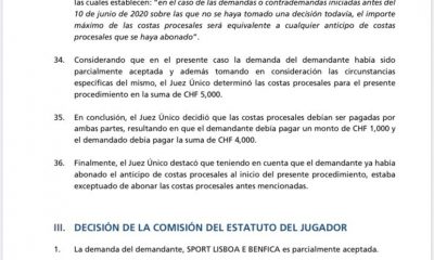 La resolución se sio a conocer en la fecha. FIFA