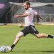 Higuaín tuvo este viernes su primera práctica con el Inter de Miami. Foto: @InterMiamiCF.