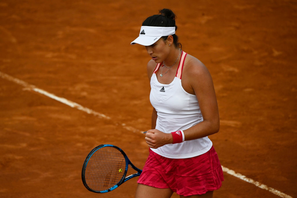 Muguruza enfrentará este domingo a Simona Halep en una de las semifinales del certamen. Foto: @InteBNLdItalia.