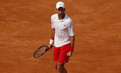 Djokovic espera al ganador entre Schwartzman y Shapovalov, de cara a la final que se disputará este lunes. Foto: @Tenis_Central.