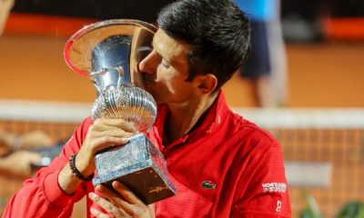 Djokovic consiguió su quinto Masters 1000 de Roma y se convirtió en el máximo ganador de torneos de esta categoría. Foto: internazionalibnlditalia.com.