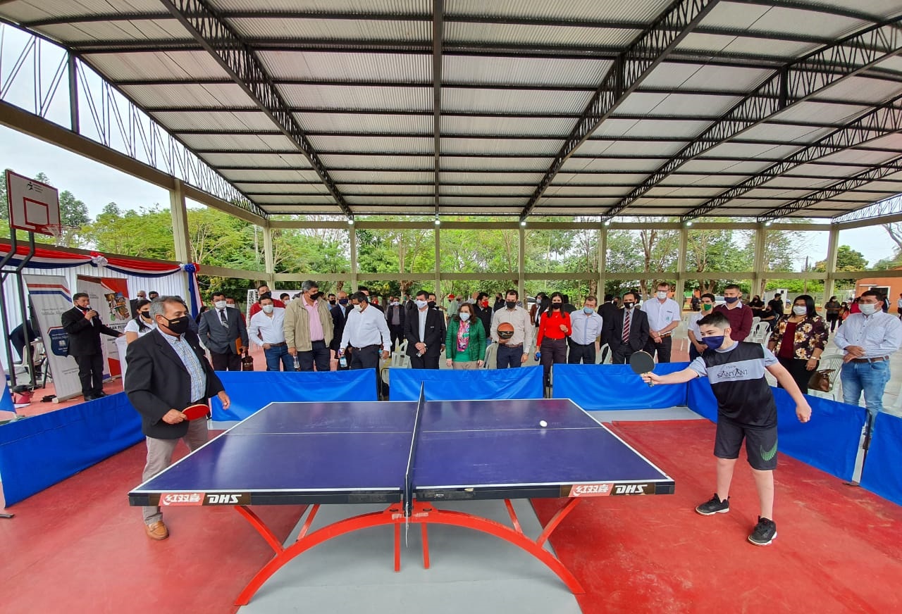 San Pedro es el primer departamento que en la primera etapa del proyecto Plazas Deportivas tendrá una obra en cada ciudad. Foto: Gentileza.