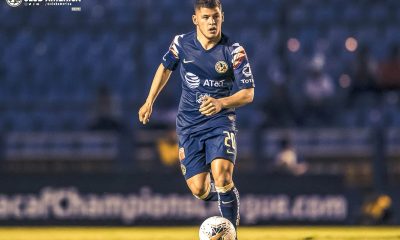 Es el cuarto tanto de Richard Sánchez con la camiseta del América. Otro golazo más en su colección. Foto: @ClubAmerica.