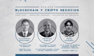 La Sociedad de Derecho y Economía de la Católica organiza el webinar “Blockchain y Cripto Negocios”. Foto: Gentileza.