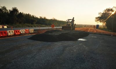 Se realizan trabajos en ambas márgenes. Foto: Gentileza