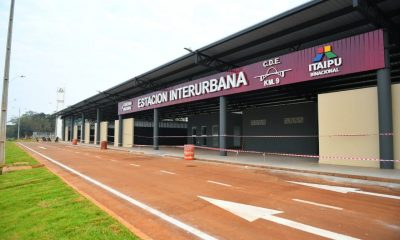 La moderna Estación Interurbana cuenta con 2.100 metros cuadrados de área techada y se erige en un punto estratégico del km 9 de la Ruta PY02. Foto: Itaipu Binacional