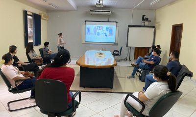 Profesionales se capacitan en bioseguridad. Foto: Itaipu Binacional