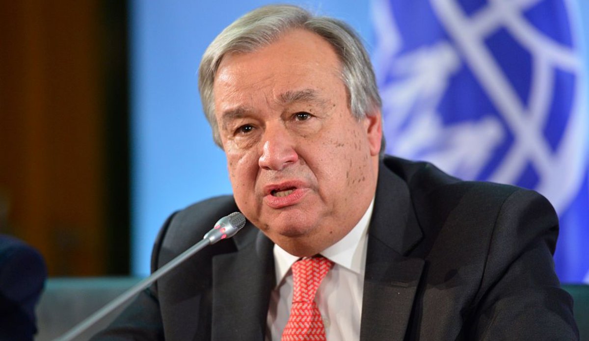 El secretario de la ONU, Antonio Guterres