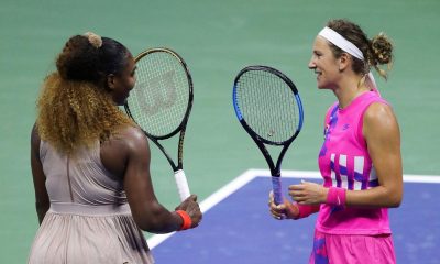 Vixtoria Azarenza pudo con la menor de las Williams en un partidazo digno de semifinal. Foto: Euroeport