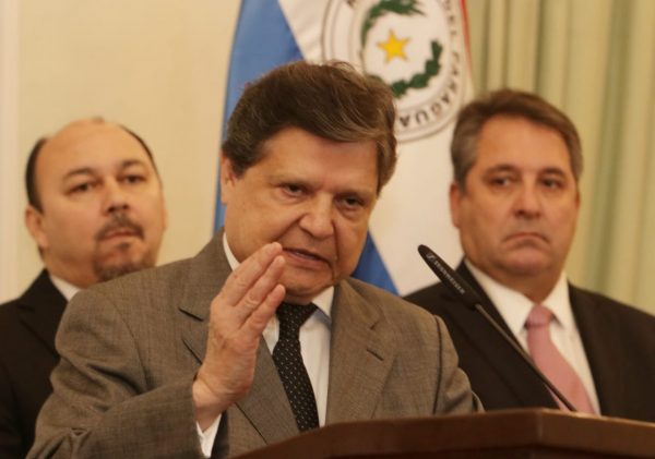 Euclides Acevedo, ministro del Interior. Foto: IP