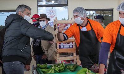 El presidente de la República, Mario Abdo Benitez, instó a seguir el protocolo sanitario. Foto: Presidencia