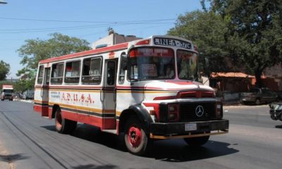 Buses chatarras internos de Asunción. Foto Gentileza