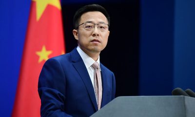 El vocero del Ministerio de Exteriores, Zhao Lijian