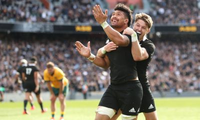 Con una destacada actuación del debutante Caleb Clarke, Nueva Zelanda superó a Australia en el segundo partido de la Bledisloe Cup. Foto: @AllBlacks.