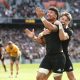 Con una destacada actuación del debutante Caleb Clarke, Nueva Zelanda superó a Australia en el segundo partido de la Bledisloe Cup. Foto: @AllBlacks.