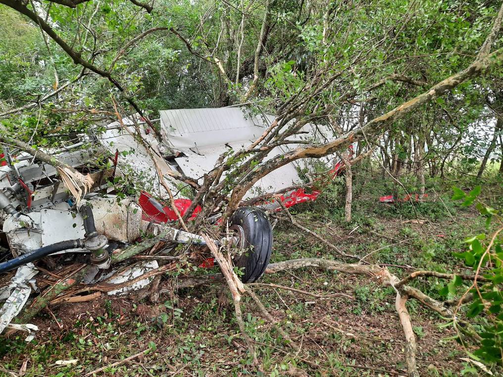 Humareda en el ambiente habría ocasionado el accidente en Itapúa. Foto: Redes Sociales.