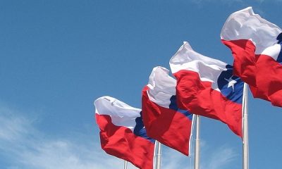 Bandera de Chile. Foto: Archivo