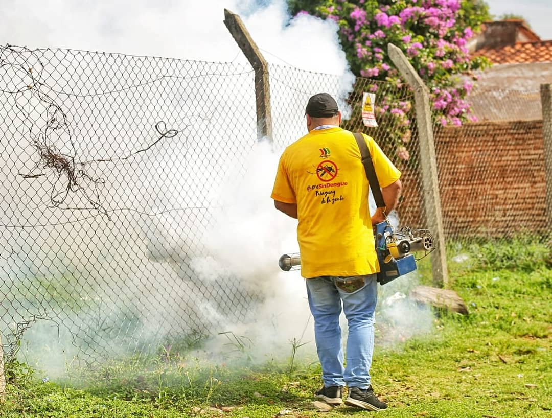 Fumigación. Foto: Gentileza