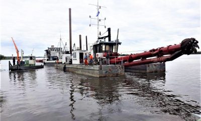 El río Paraguay se encuentra en niveles históricamente bajos. Foto: IP