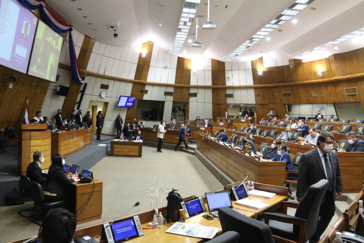 Cámara de diputados en sesion extraordnaria