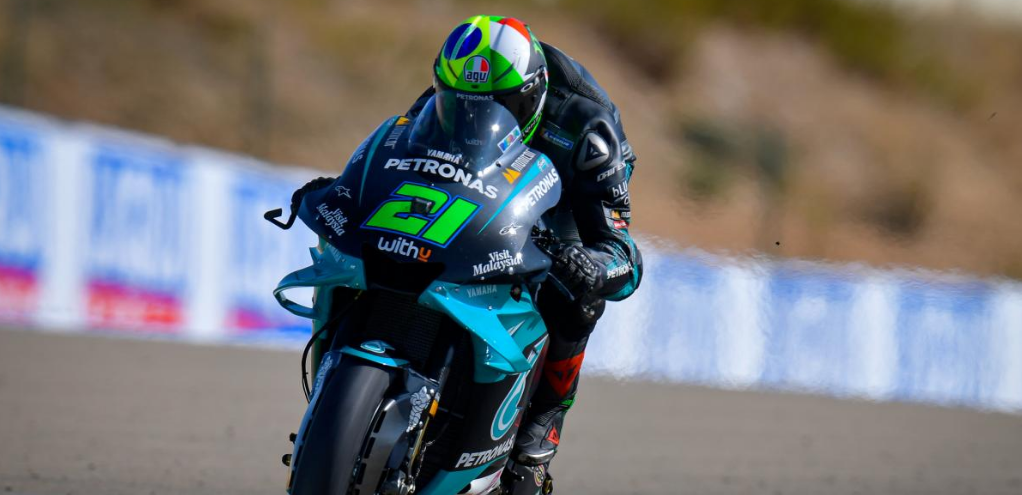 El italiano Franco Morbidelli puso un ritmo imponente y batió el record de vuelta rápida que Jorge Lorenzo estableció en 2015. Foto: motogp.com.