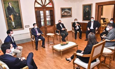 La reunió de este jueves en Cancillería, donde los empresarios del sector turístico pidieron facilidades para ingreso de visitantes. Foto: MRE