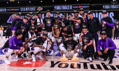 Poder finalizar la temporada hizo que la NBA cumpliera con sus compromisos televisivos, que son su principal fuente de ingresos. Foto: @Lakers.