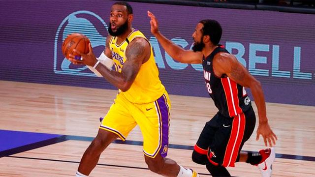 La estrella de LeBron James volvió a brillar. Foto: NBA