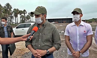 el presidente de la República verificó obras en el Chaco. Foto: ParaguayTV