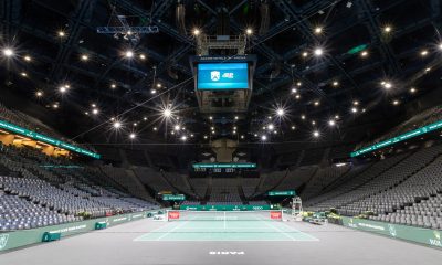 A diferencia de los torneos precedentes, el Masters 1.000 de París-Bercy tendrá un solo test de coronavirus para los tenistas. Foto: @RolexPMasters.