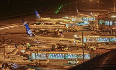 El vuelo procedente de Miami es el primero que llega al país. Foto: A. Tocumen