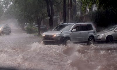 Raudales y vientos es lo usual en días de lluvia. Foto: Agencia IP