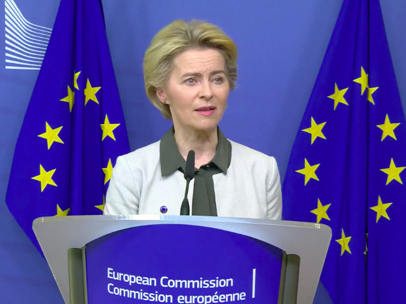 La presidente de la Comisión Europea (CE), Ursula von der Leyen. Foto: UE