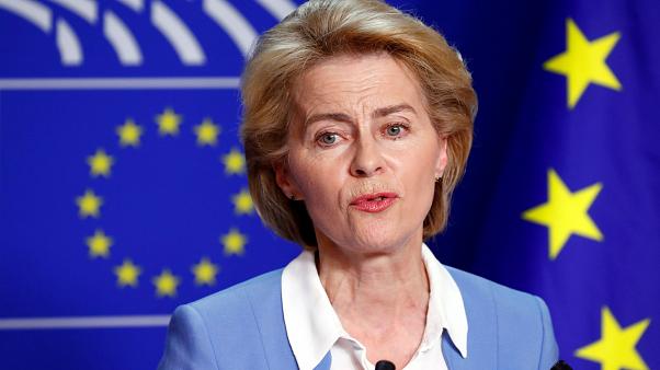 La presidenta de la Comisión Europea, Ursula von der Leyen. Foto: Euronews