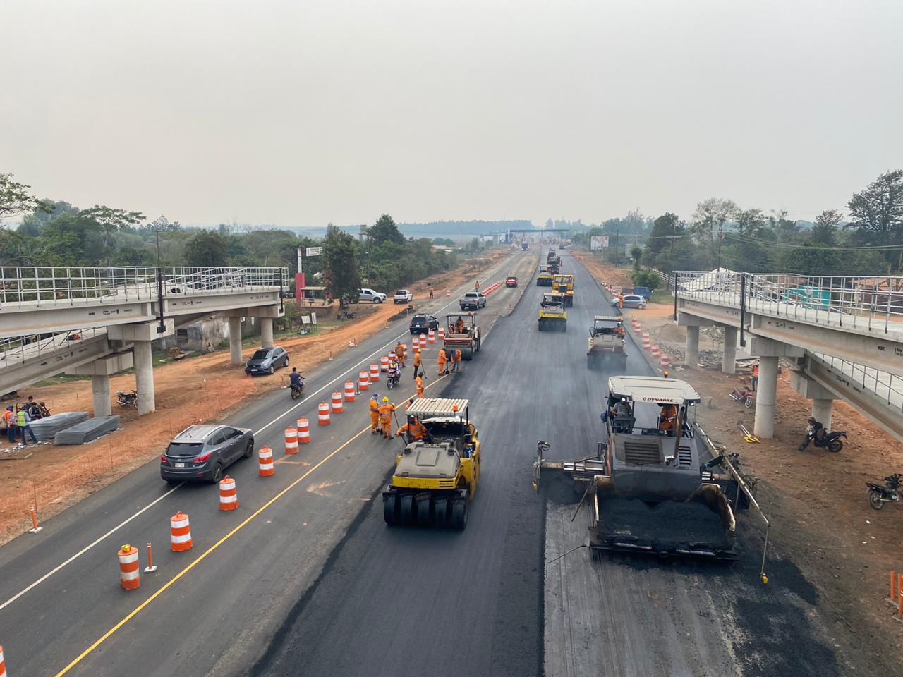 La duplicación y ampliación de la ruta PY02, desde el desvío de Ypacaraí hasta el km 183. Foto: Gentileza