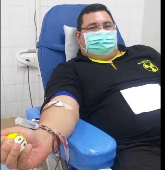 Jose es también donante de sangre. Foto: Gentileza