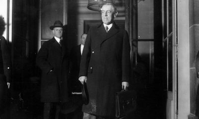 Durante su estancia en París para negociar el Tratado de Versalles, Woodrow Wilson cayó enfermo por la llamada Gripe española. Foto: BBC.